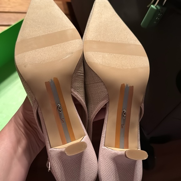 NWTIB • Sam Edelman • Women's Bianka Flora Pump • Light Natural Weave • Size 8 - Picture 5 of 8